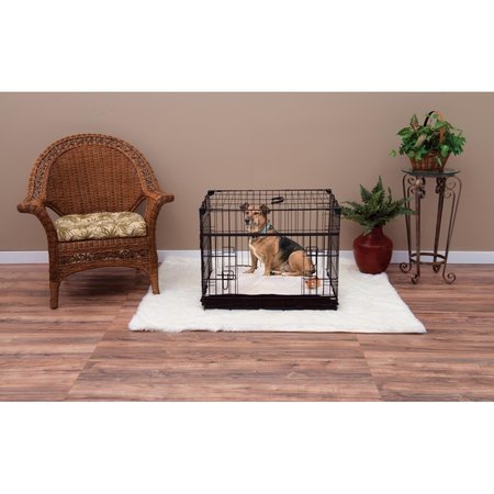 LUCKY DOG Lucky Dog ZW 51530 30 in. Sliding Double Door Dog Crate - Small & Medium ZW 51530